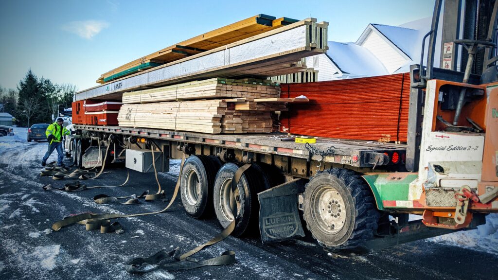 House on a truck